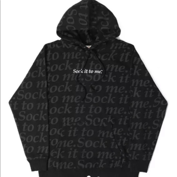 Sock it to Me All Over Print Larry June Hoodie - Picture 1 of 4